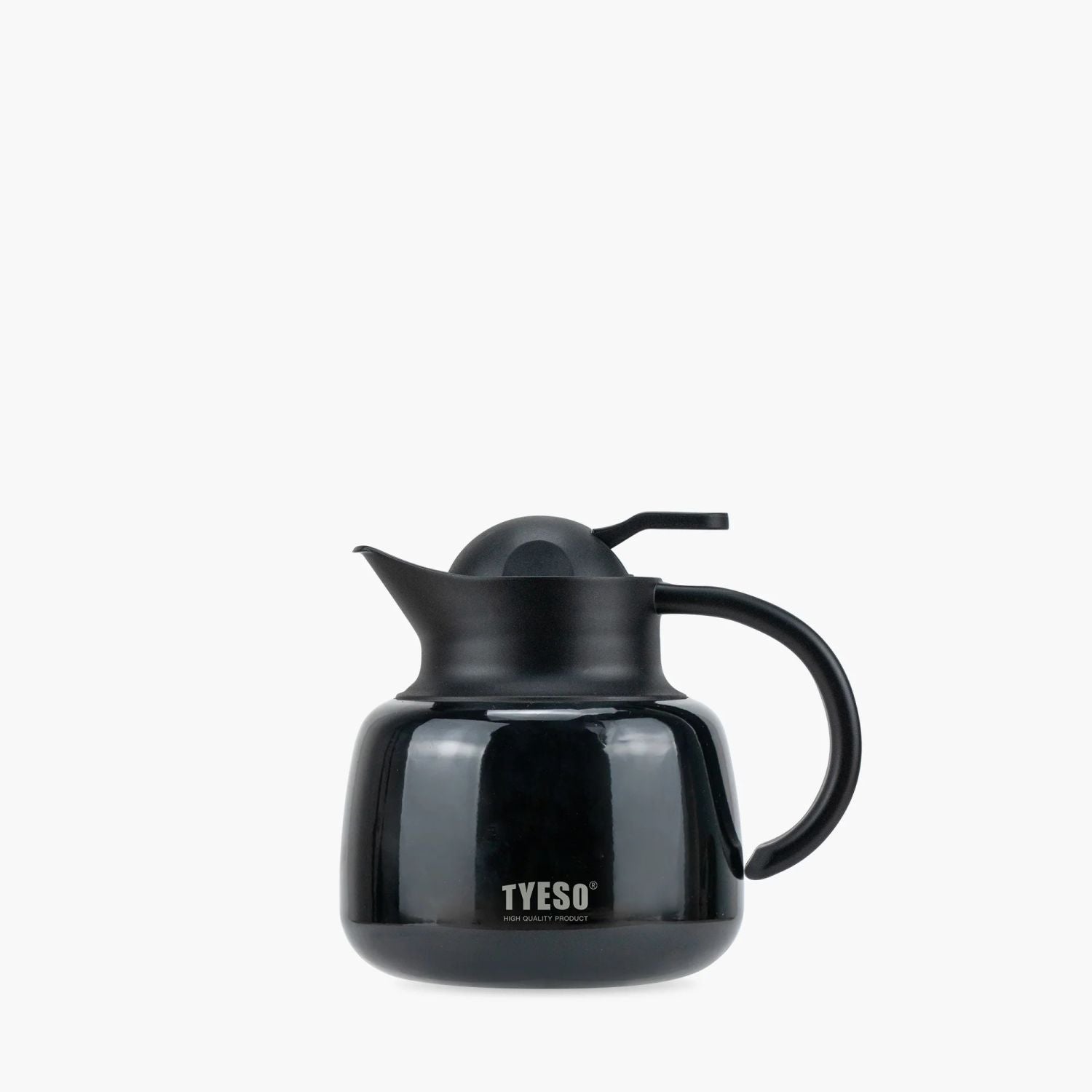 Tyeso Plump Lockable With Filter S/S Vacuum Insulated Tea Pot 750ml - Black