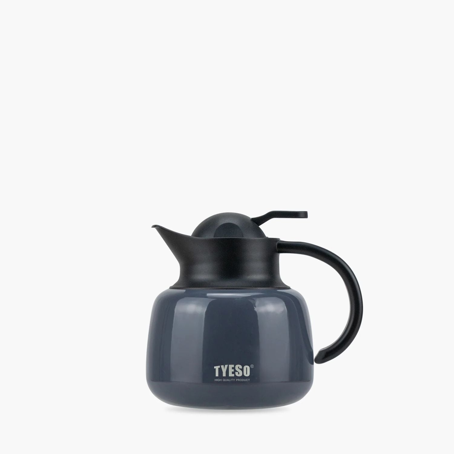 Tyeso Plump Lockable With Filter S/S Vacuum Insulated Tea Pot 750ml - Gray