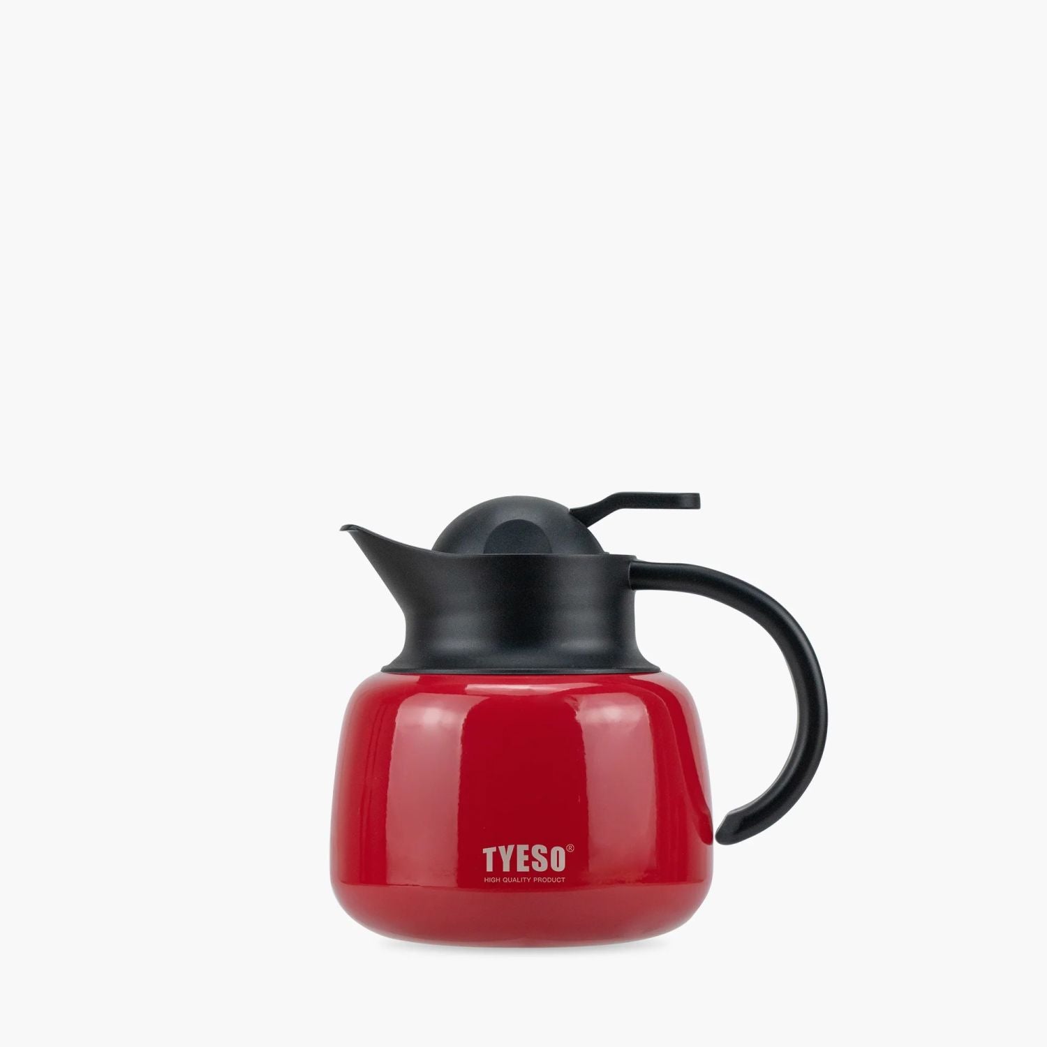 Tyeso Plump Lockable With Filter S/S Vacuum Insulated Tea Pot 750ml - Red