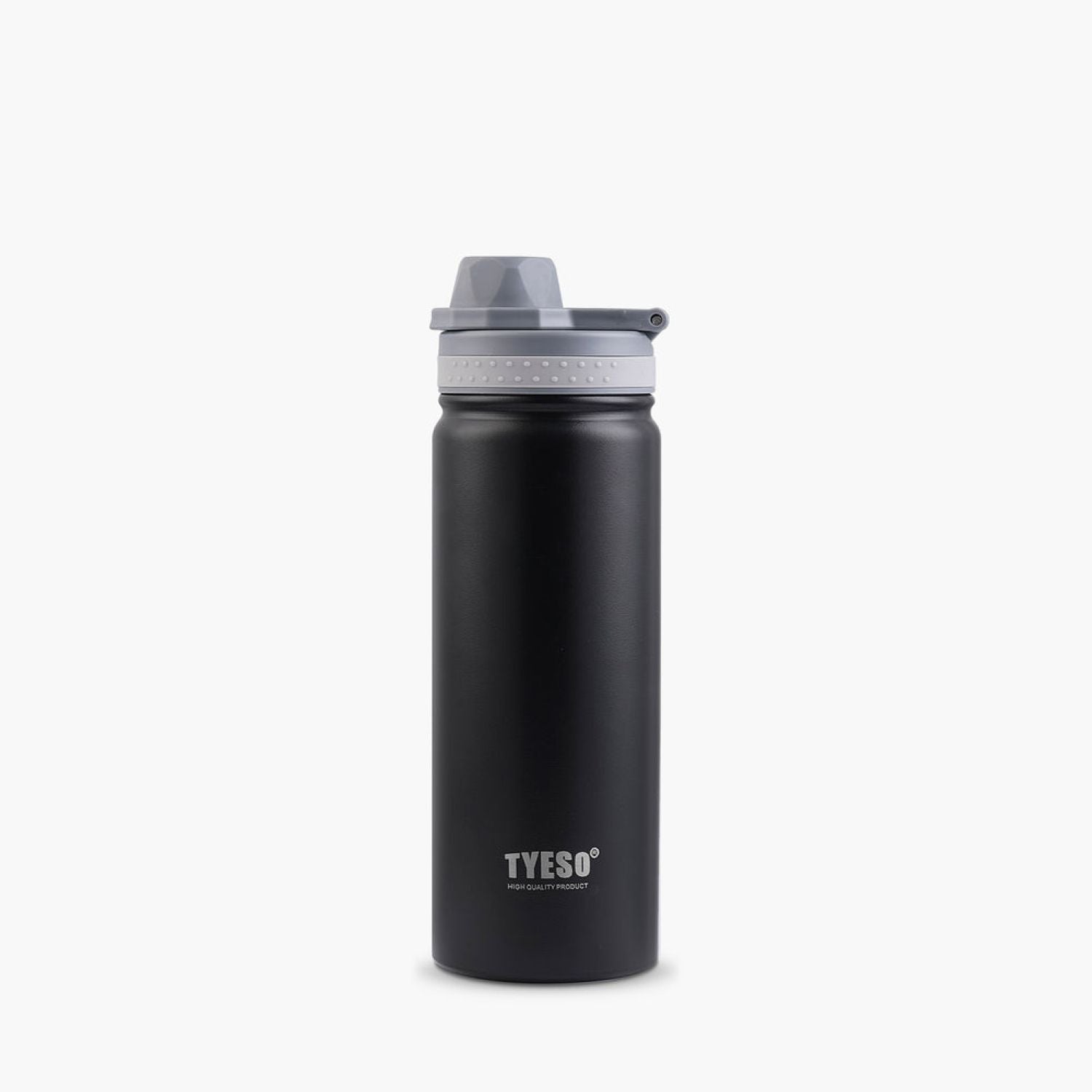 Tyeso Revive (Matte) S/S Vacuum Insulated Bottle With Handle 600ML - Black