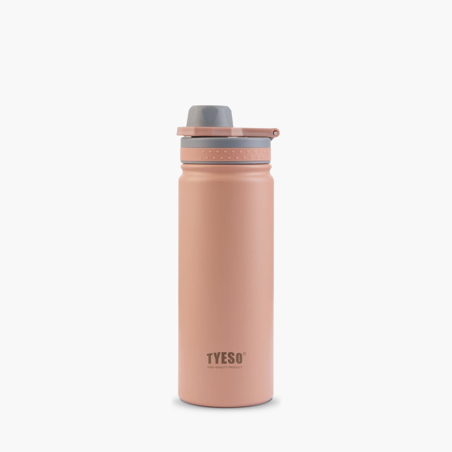 Tyeso Revive (Matte) S/S Vacuum Insulated Bottle With Handle 600ML - Pink