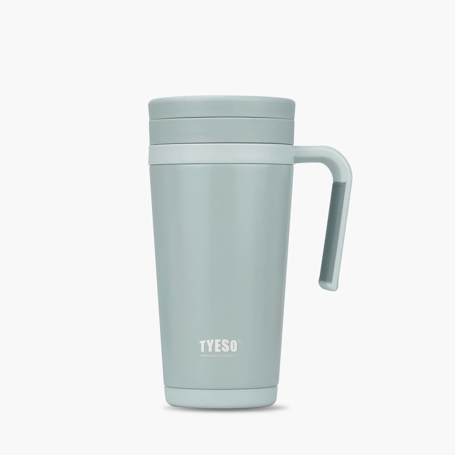 Tyeso Steep Built In Filter S/S Vacuum Insulated Coffee Cup 500ml - Light Grey