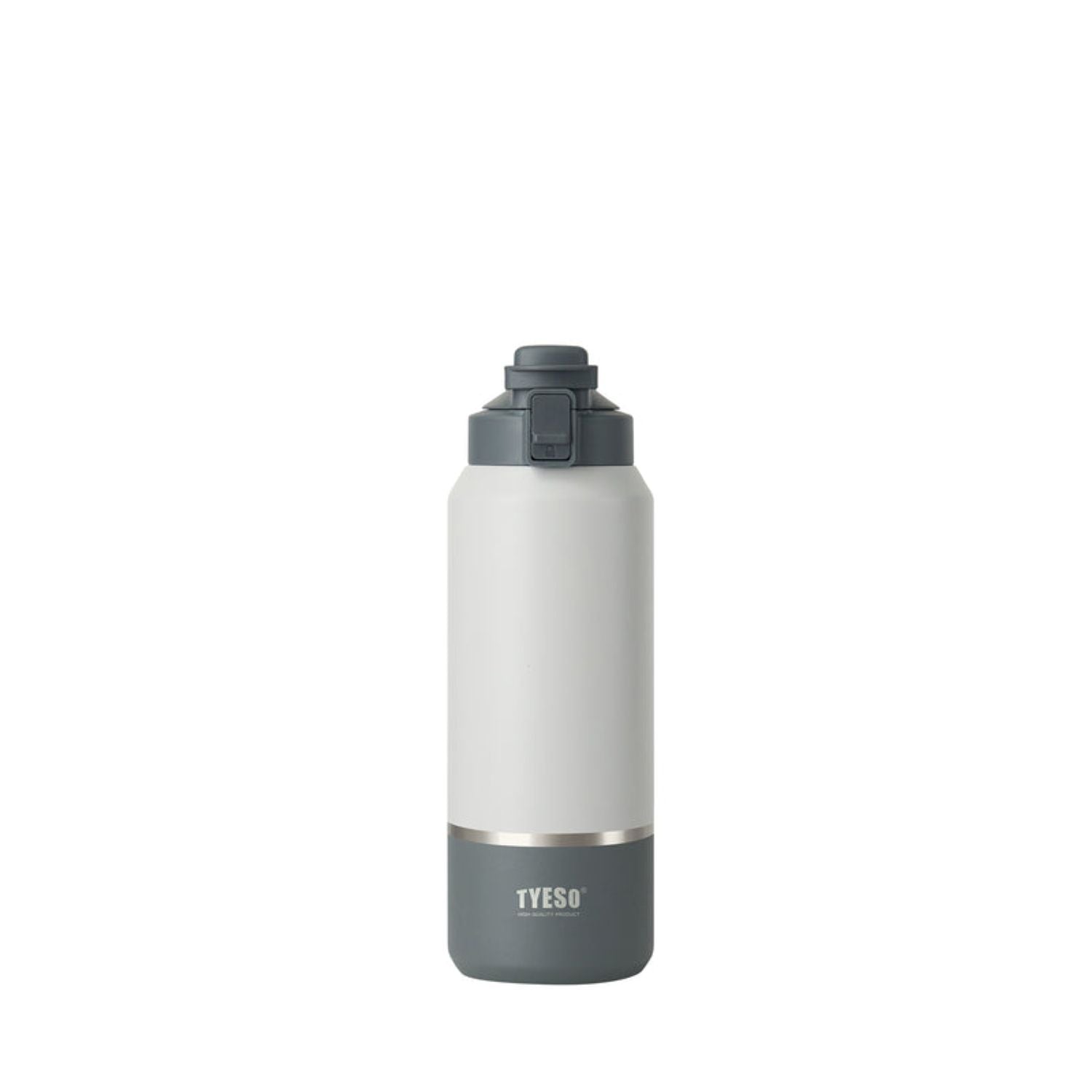 Tyeso Surge Lockable One Press Flip Lid S/S Vacuum Insulated Bottle With Handle 1200ML - Gray