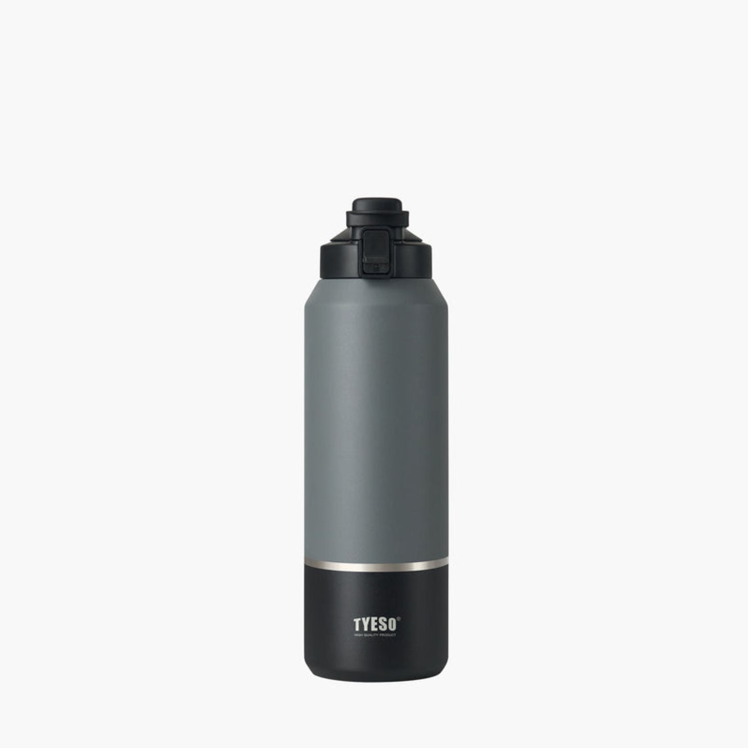 Tyeso Surge Lockable One Press Flip Lid S/S Vacuum Insulated Bottle With Handle 1500ML - Black