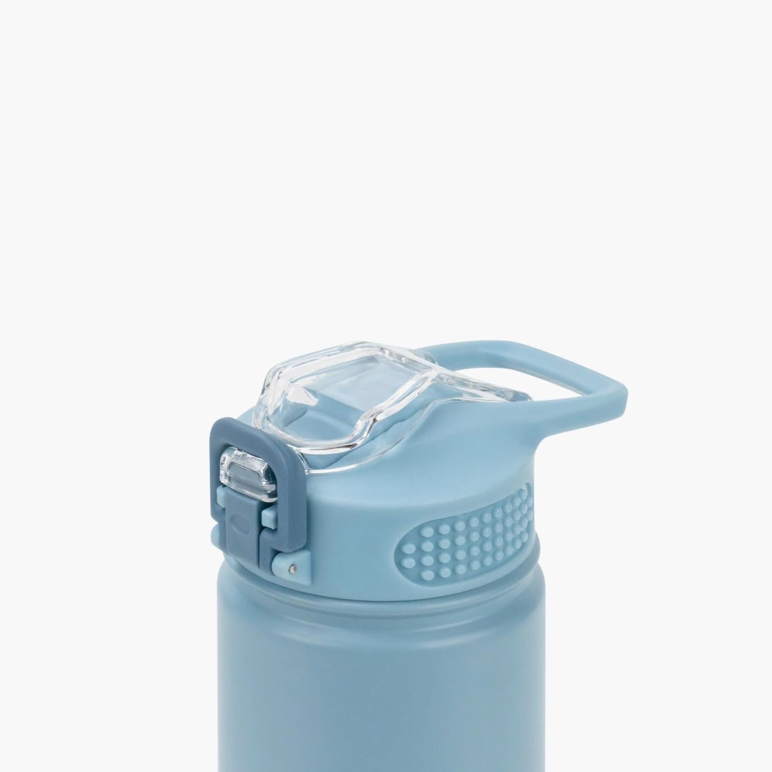 Tyeso Wander Lockable One Press Straw Flip Lid S/S Vacuum Insulated Bottle With Handle 600ml - Blue