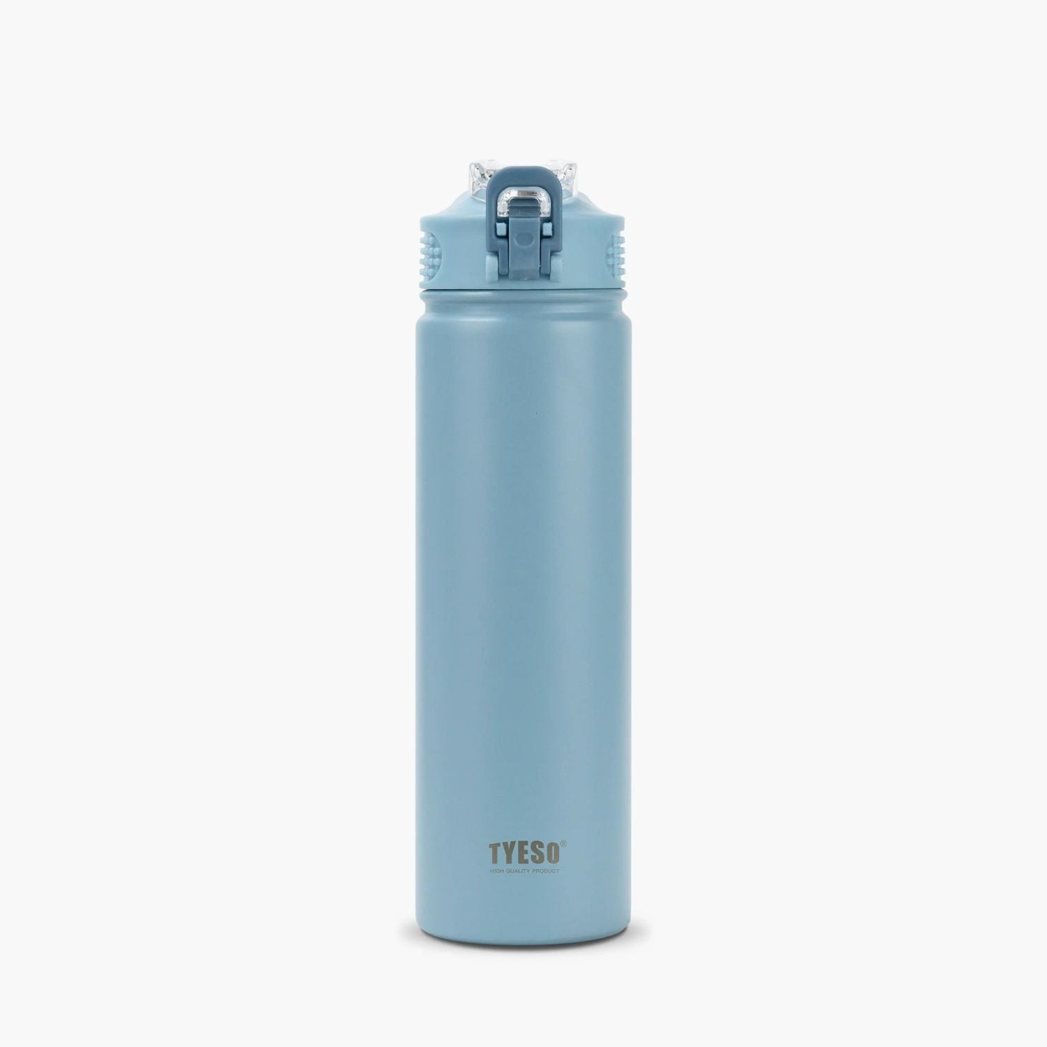 Tyeso Wander Lockable One Press Straw Flip Lid S/S Vacuum Insulated Bottle With Handle 750ml - Blue