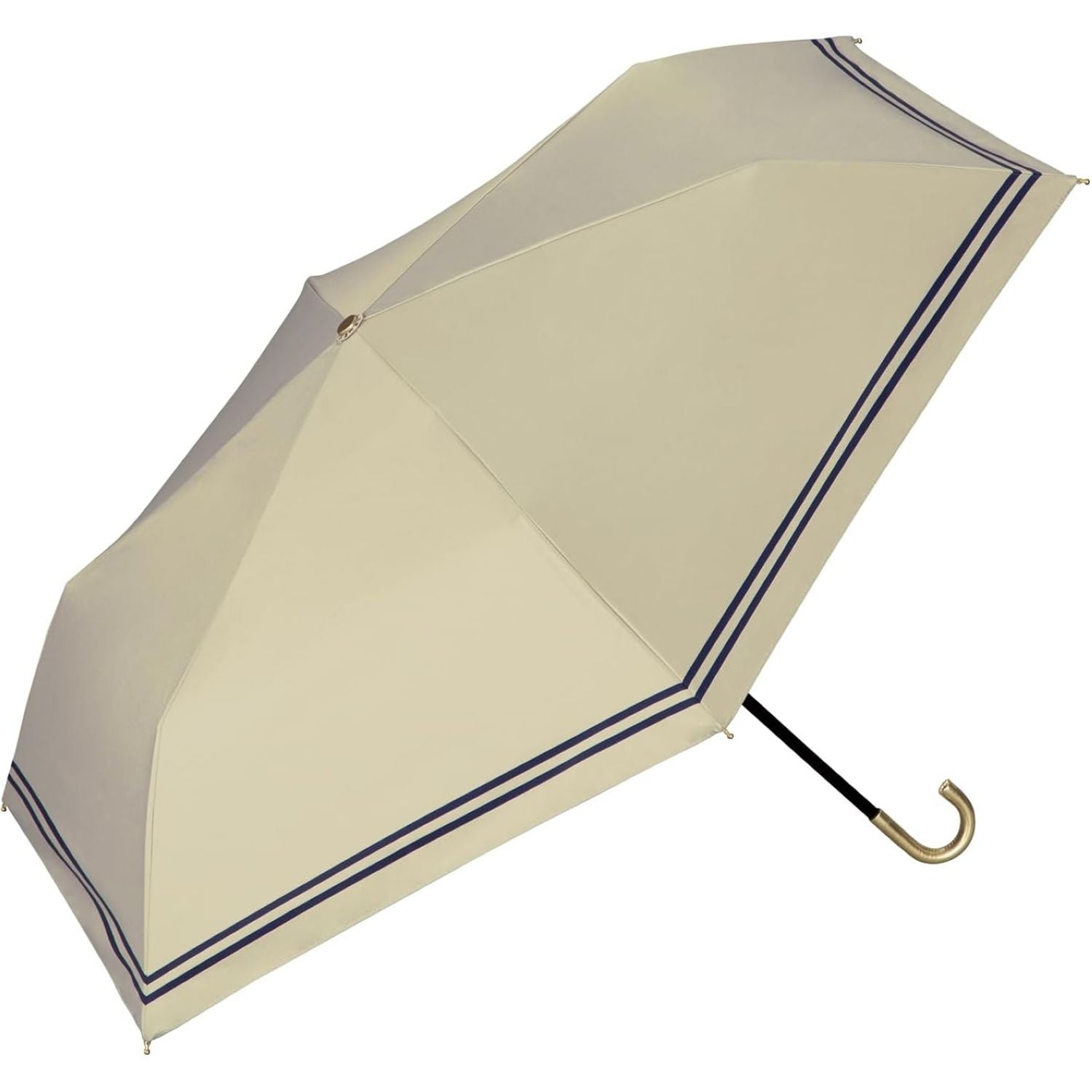 WPC Blackout Sailor Mini Folding UV Protection Upf 50+ Umbrella 50cm (Beige)