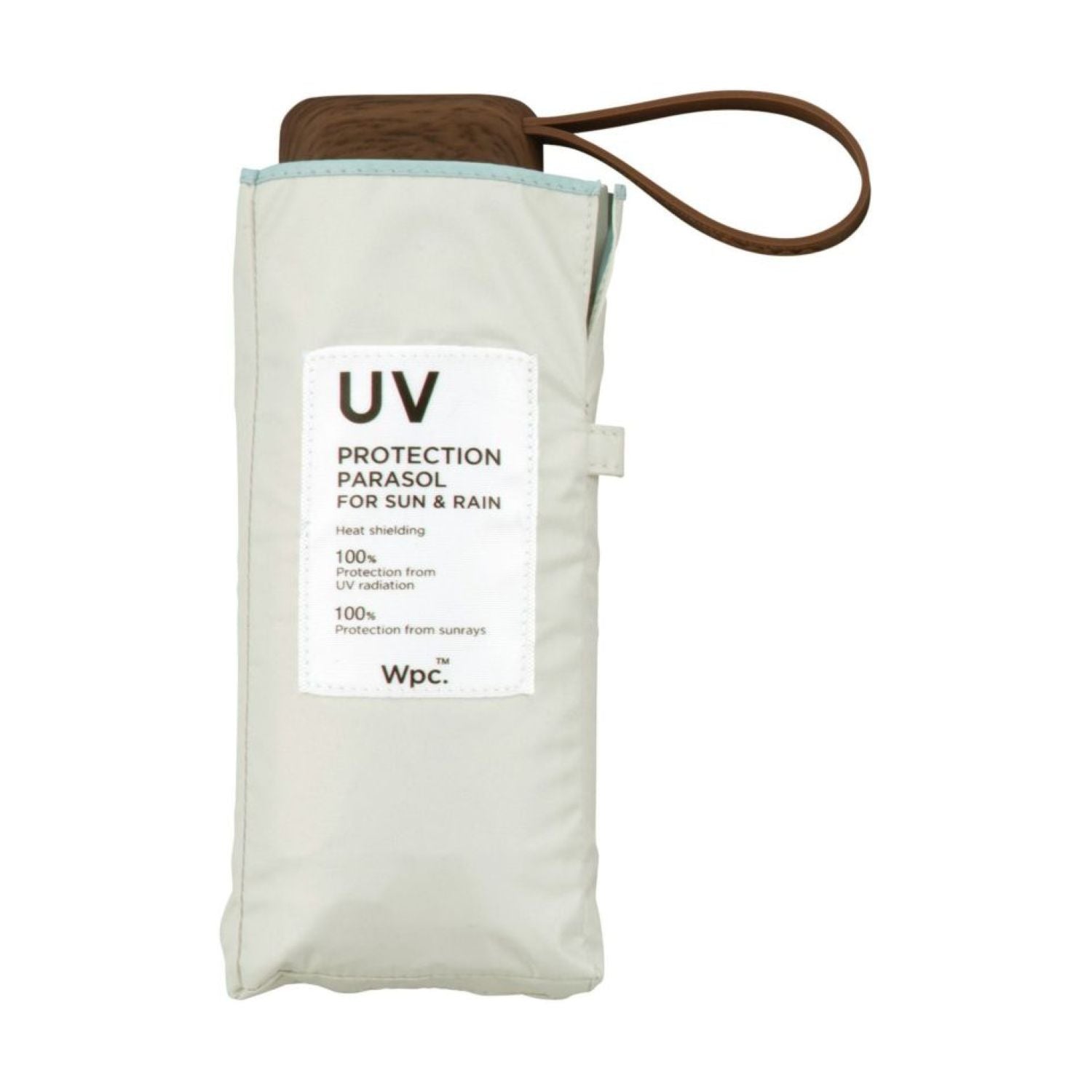 WPC Color Inside (2026) UV Protection UPF 50+ Umbrella 50CM (Off White)