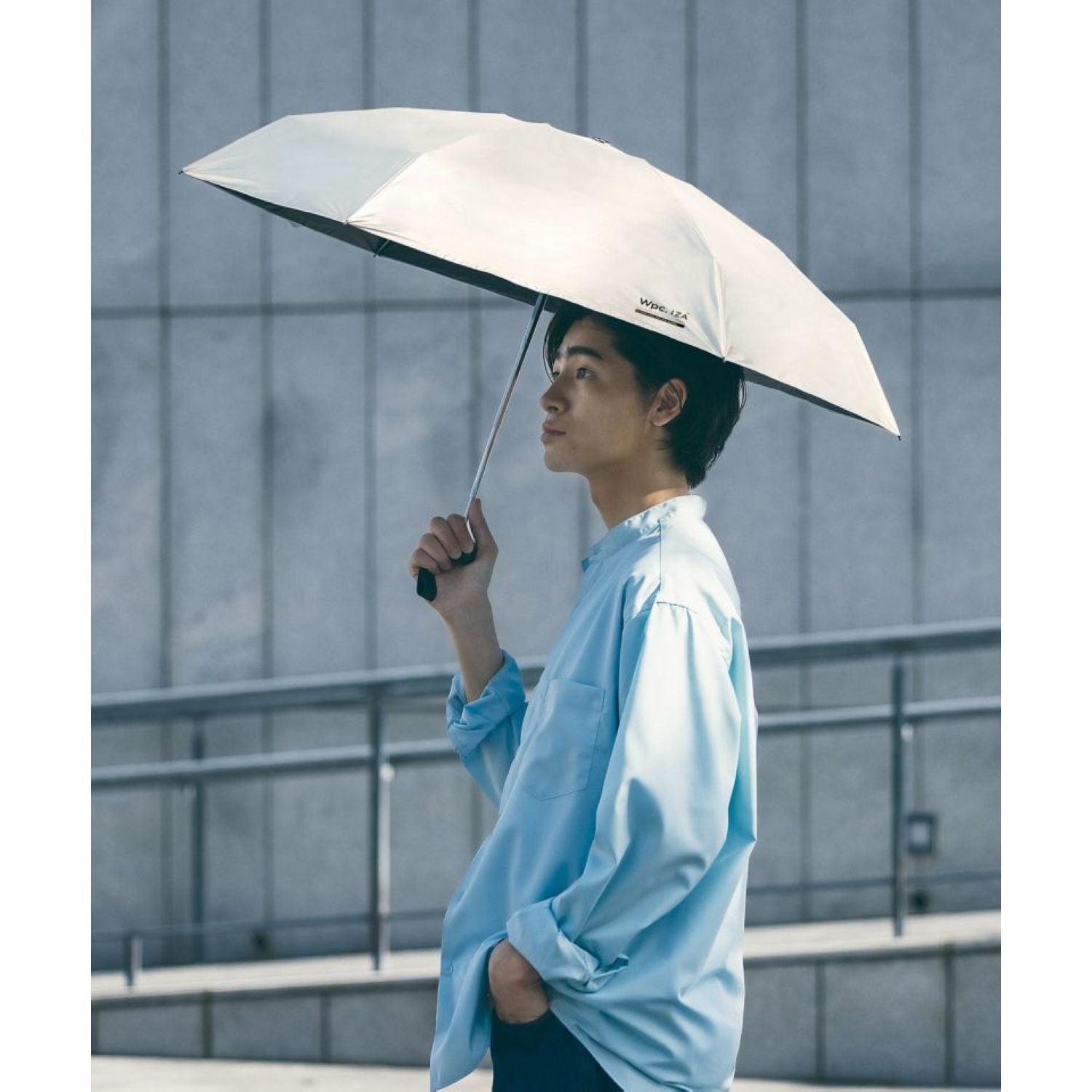 WPC IZA Compact (2025) UV Protection UPF 50+ Umbrella 53cm (Grey)