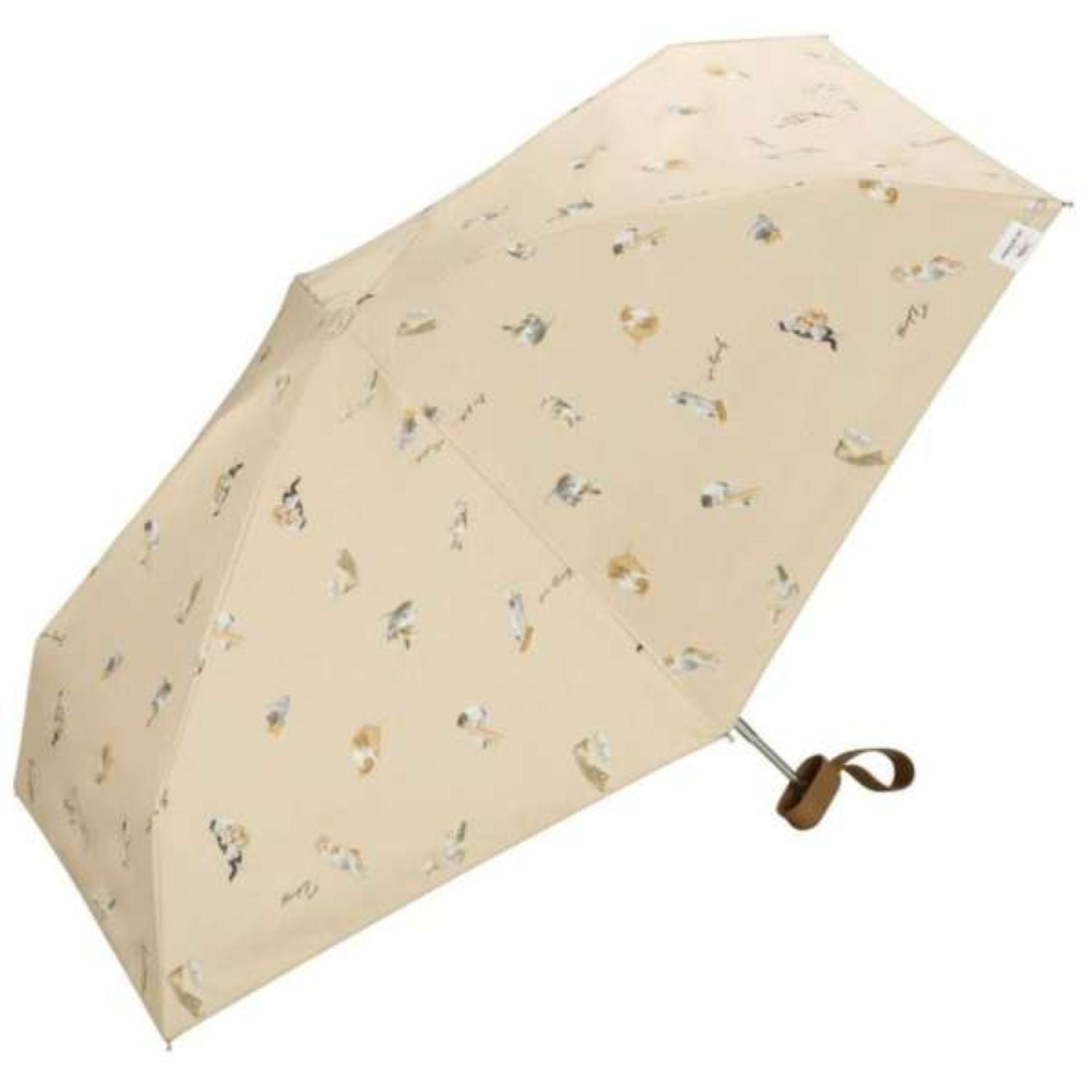 WPC X Masayuki Oki Neko (2025) UV Protection Upf 50+ Umbrella 47cm (Beige)